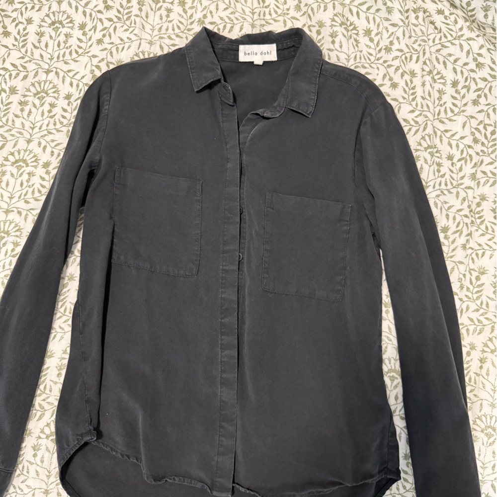 Bella Dahl Charcoal Shirt